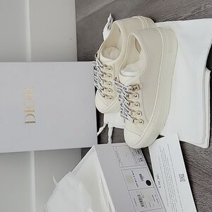 *Authentic* Walk'n'Dior Sneaker White Cotton